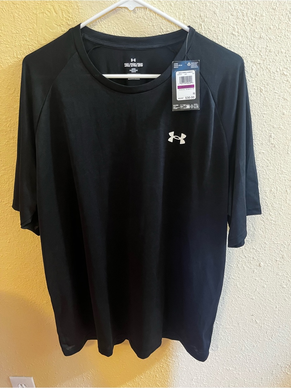 UNDER ARMOUR Velocity Jacquard Men's Short SleeveT SHIRT SIZE 2XL - 1390430-504